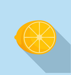 Lemon Allergy Icon Flat Spring Pollen