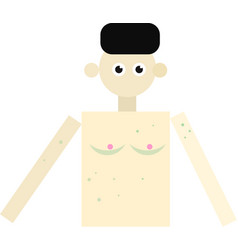 Man With Skin Rash