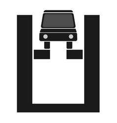 Car Lift Hydraulic Icon