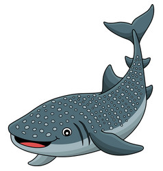 Whale Shark Cartoon Colored Clipart