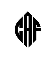 Caf Circle Letter Logo Design With Circle