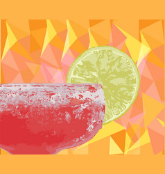 Margarita Fresh Drink Watercolor Cold Ice