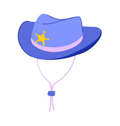 Pink Cowgirl Hat Cartoon