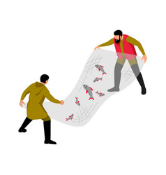 Isometric Fishers Net Composition