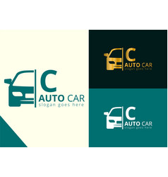 Letter C Car Logo Design Template Inspiration