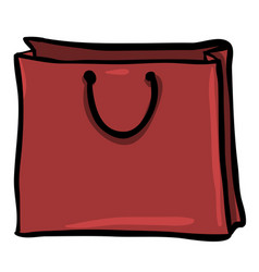 Shopping Bag Single Doodle Icon