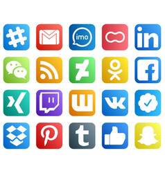 20 Versatile Social Media Icons