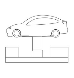 Car Lift Hydraulic Icon