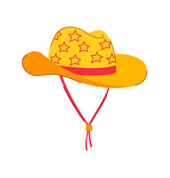 Girl Cowgirl Hat Cartoon