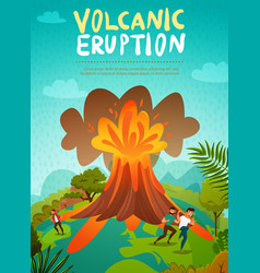 Volcano Eruption Background