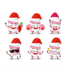 Santa Claus Emoticons With Marshmallow Twist