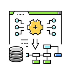 System Deployment Analyst Color Icon