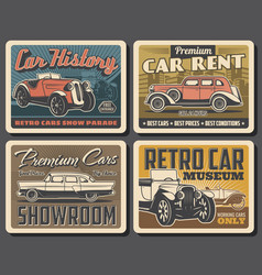 Retro Car Museum And Vintage Auto Rental Salon