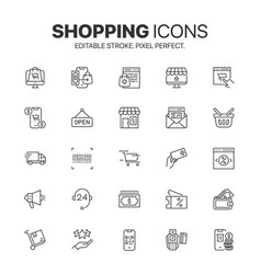 Shopping Icon Ecommerce Icon Set