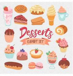 Desserts Clipart Set