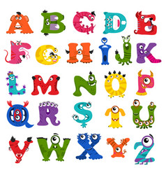 Funny Monster Alphabet For Kids