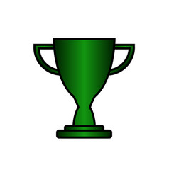 Trophy Cup On White