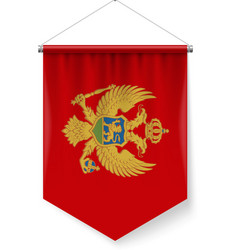 Pennant Flag Of Montenegro