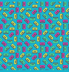 Seamless Pattern Eighties Tape