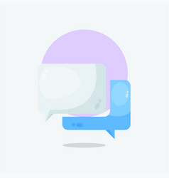 Message Chat Icon Design Cartoon