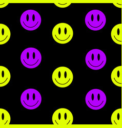 Acid Rave Smile Pattern