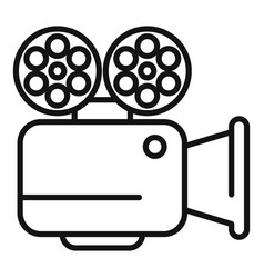 Event Cinema Video Icon Outline Agenda