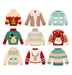 Handmade Christmas Sweaters Set