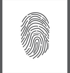 Human Fingerprint Icon