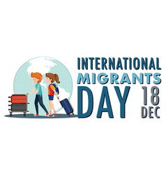 International Migrants Day Banner Design