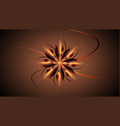 Fire Light Flower Geometric Background