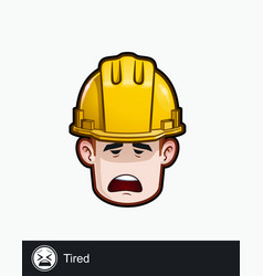 Construction Worker - Expressions Tired