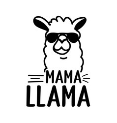 Mama Llama Svg Digital Design Print In Svg Dxf J