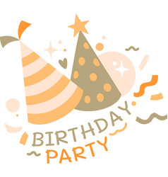 Birthday Party Lettering Sticker