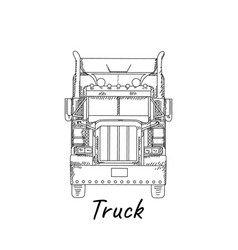 Hand Drawn Truck Eps 10