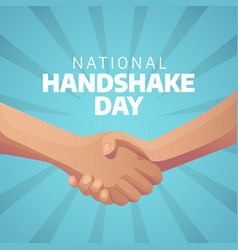 Graphic Of National Handshake Day Good For