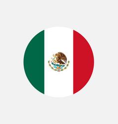 Mexico Mexican Round Circle Country Banner Flag