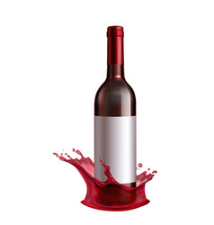 Realistic Wine Splashes