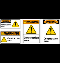 Warning Sign Construction Area