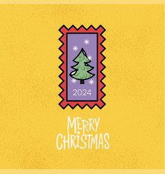 Christmas Tree 2024 Postal Stamp