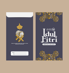 Eid Al Fitr Money Envelope Elegant Template Design