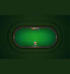 Green Color Poker Table Template