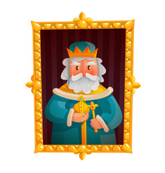 King Cartoon Portrait