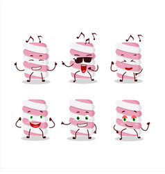 An Image Of Marshmallow Twist Dancer Cartoon