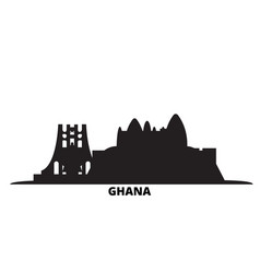 Ghana City Skyline Isolated