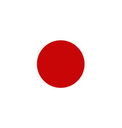 Japan Flag Isolated National Emblem