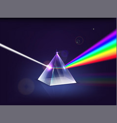 Realistic Detailed 3d Prism Light Spectrum