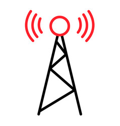 Signal Tower Icon Wireless Technology Network