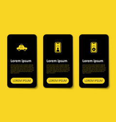 Set Taxi Mobile App Driver License And Car