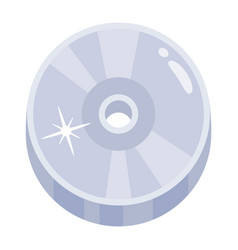 A Scalable Flat Icon Of Compact Disc