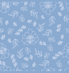 Floral Doodle Seamless Pattern